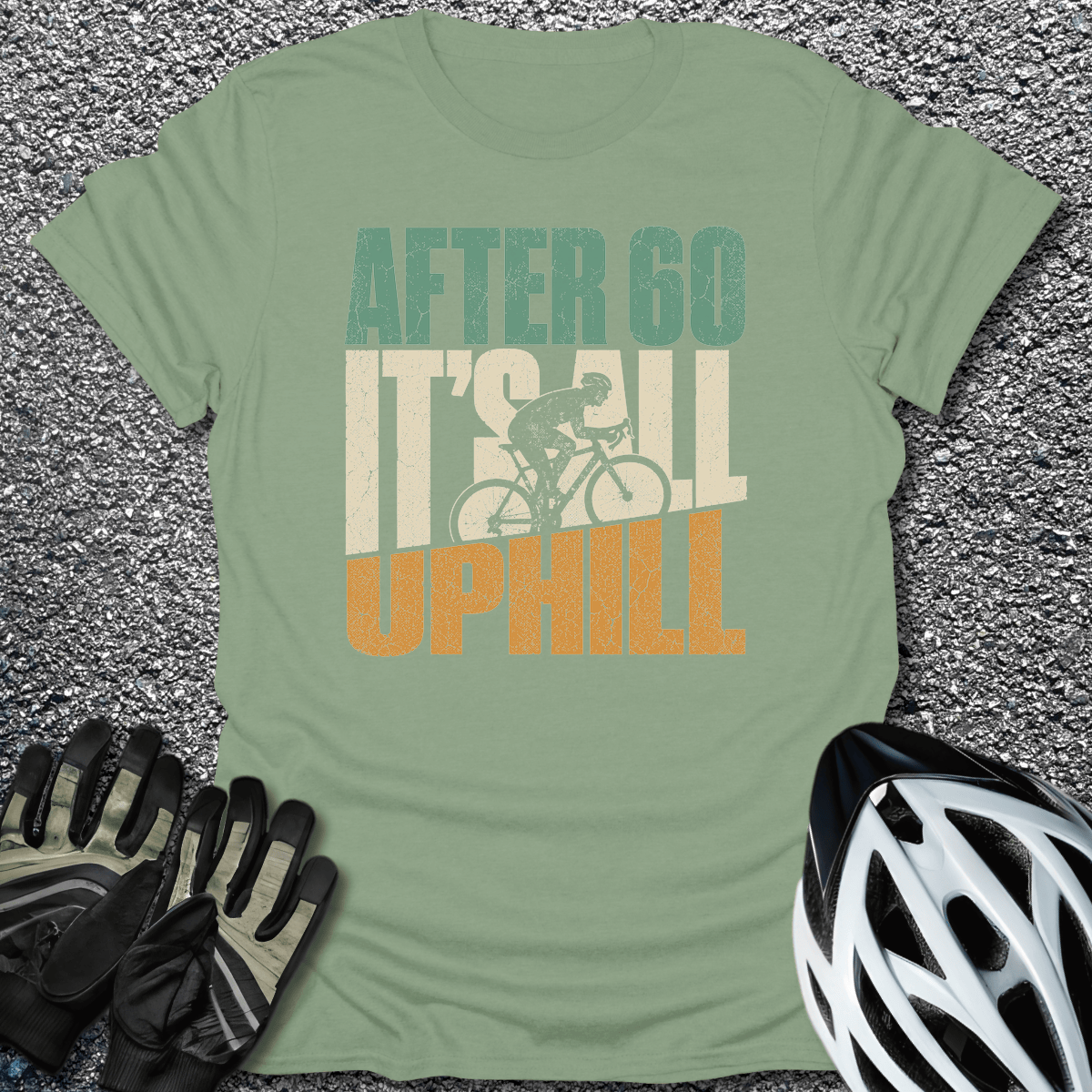 After 60 T-Shirt in Sage / S from CycleTees