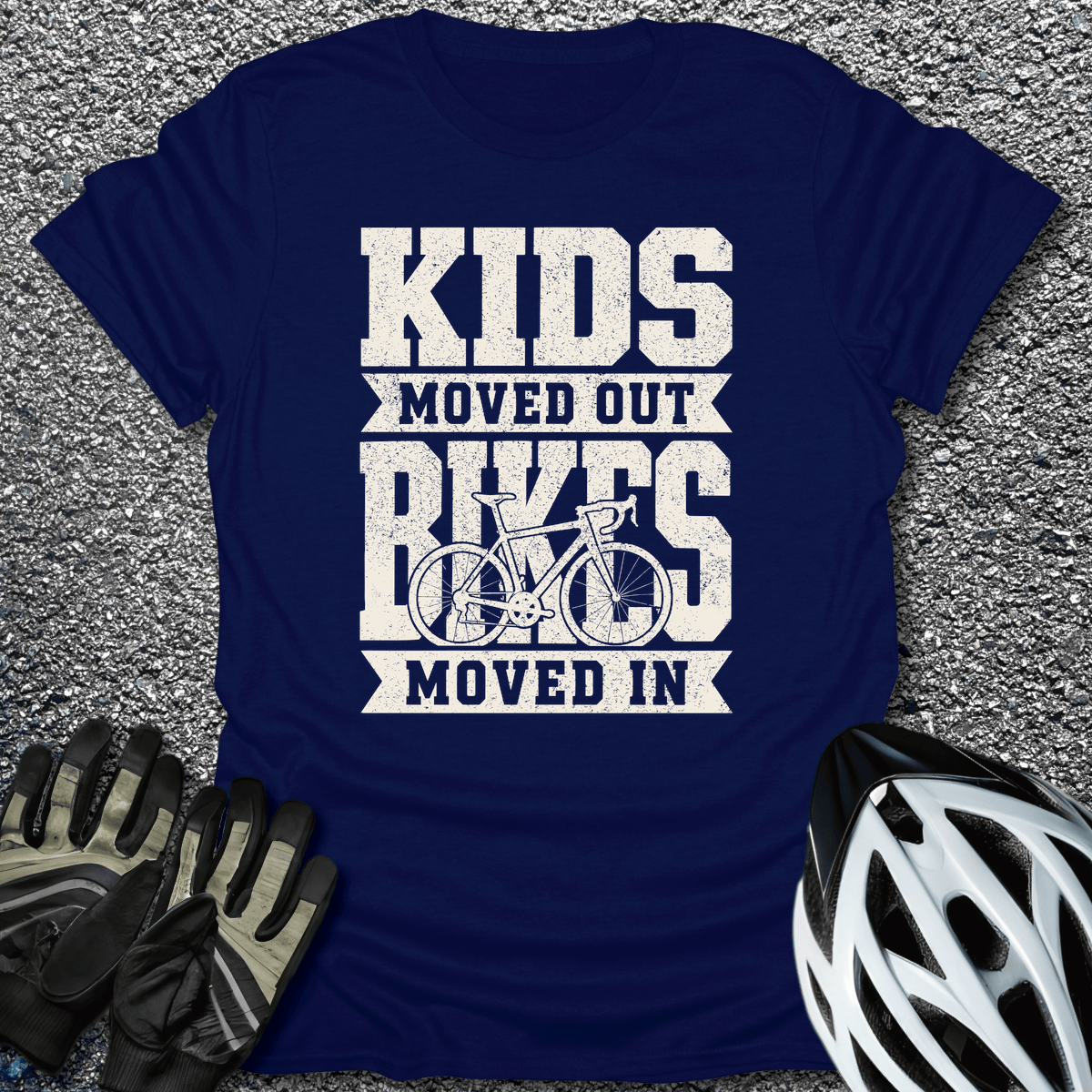 Bikes Moved In T-Shirt in from CycleTees