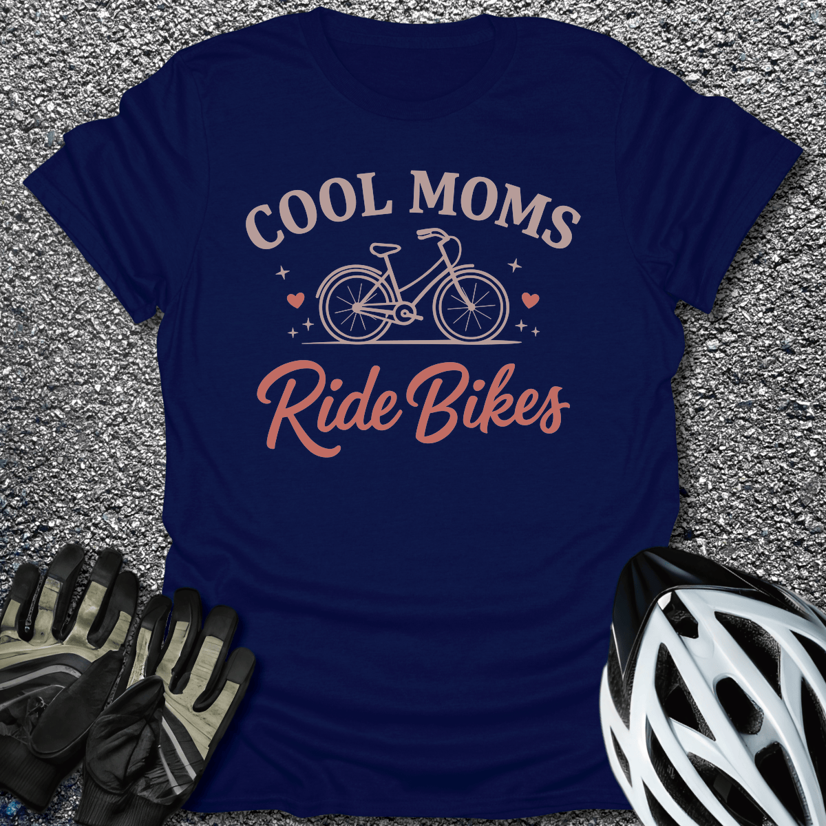 Cool Moms T-Shirt in Navy / S from CycleTees