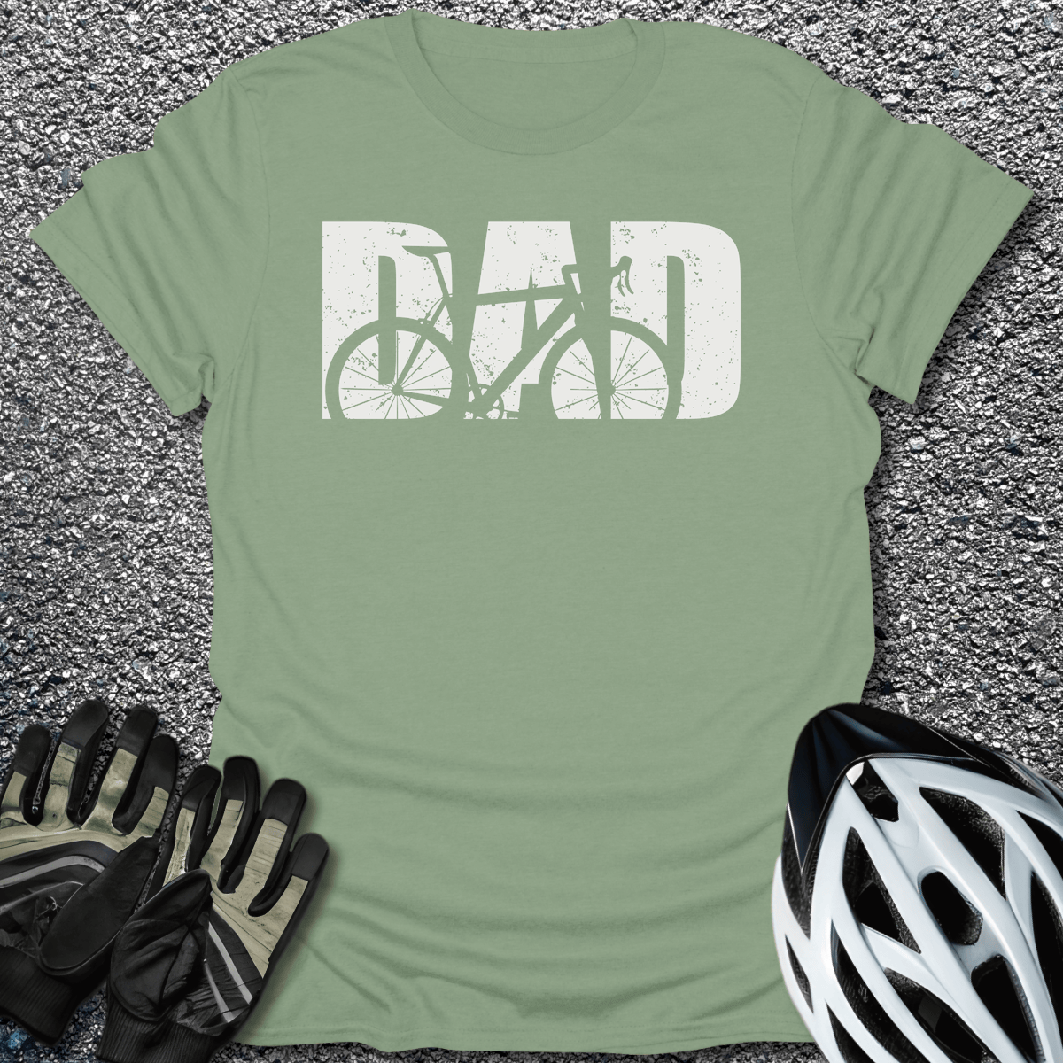 Dad T-Shirt in Sage / S from CycleTees