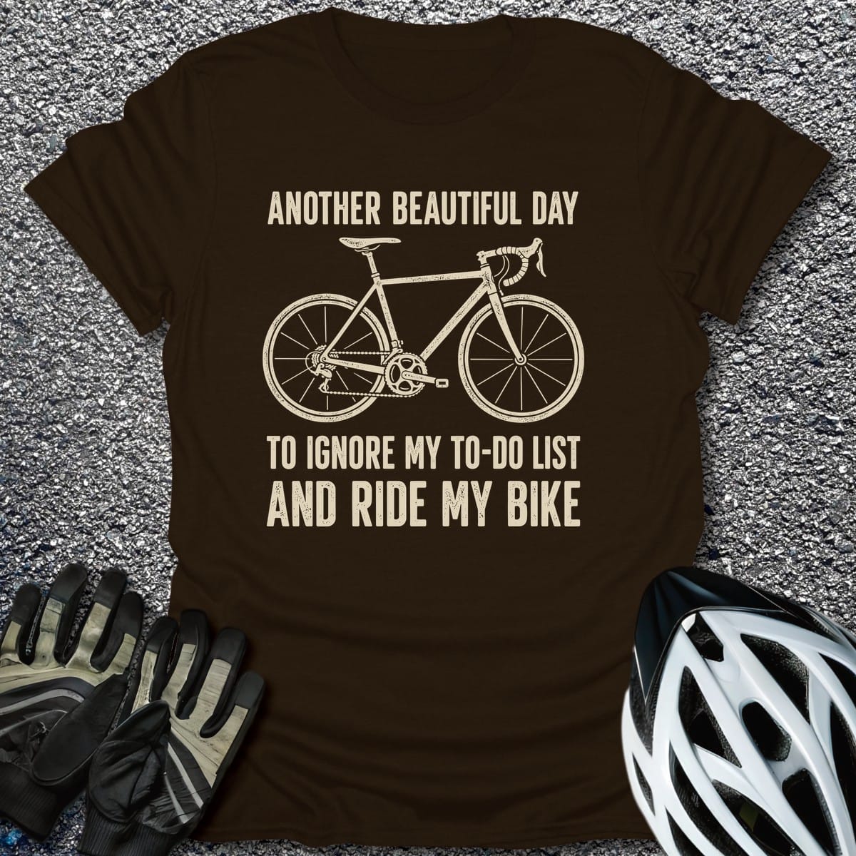 Ignore The List T-Shirt in Dark Chocolate / S from CycleTees