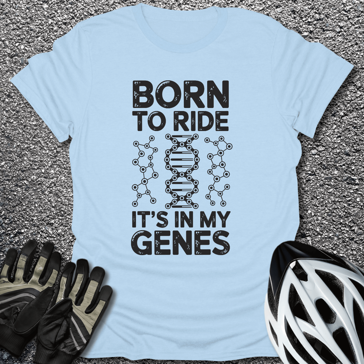 In My Genes T-Shirt in Light Blue / S from CycleTees