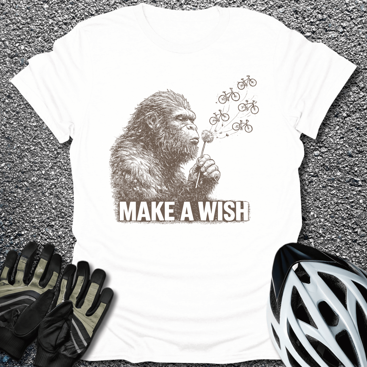 Make a Wish T-Shirt in White / S from CycleTees