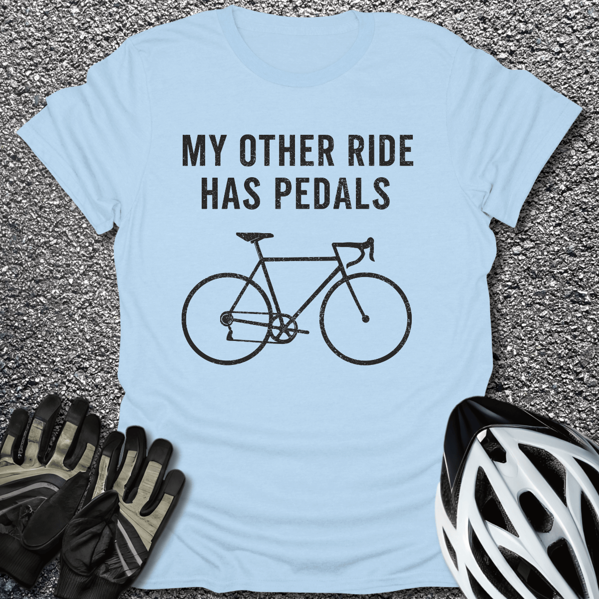 My Other Ride T-Shirt in Light Blue / S from CycleTees