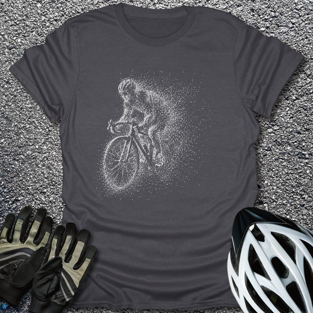 Scattered Soul T-Shirt in Dark Heather / S from CycleTees