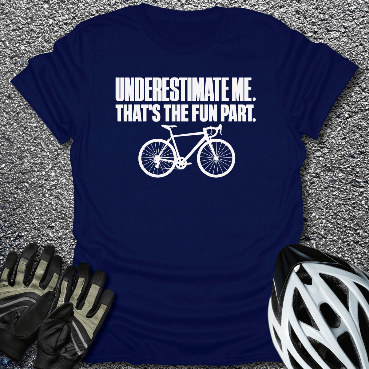 The Fun Part T-Shirt in Navy / S from CycleTees