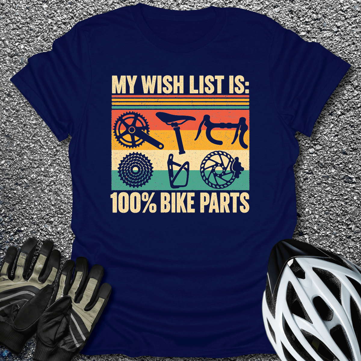 Wish List T-Shirt in from CycleTees