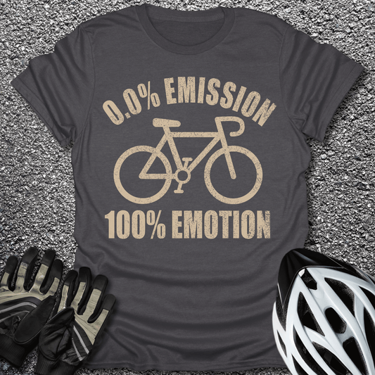 100% Emotion T-Shirt in Dark Heather / S from CycleTees