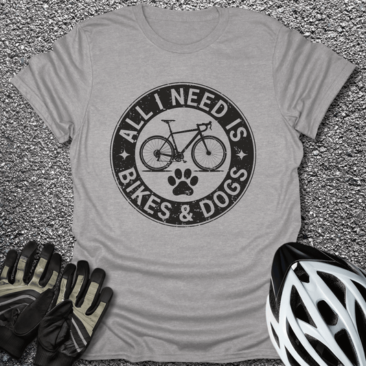 All I Need T-Shirt in Sport Grey / S from CycleTees