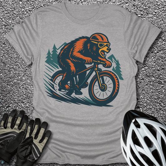 Bear Mode T-Shirt in Sport Grey / S from CycleTees