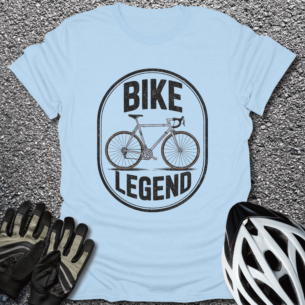 Bike Legend T-Shirt in Light Blue / S from CycleTees
