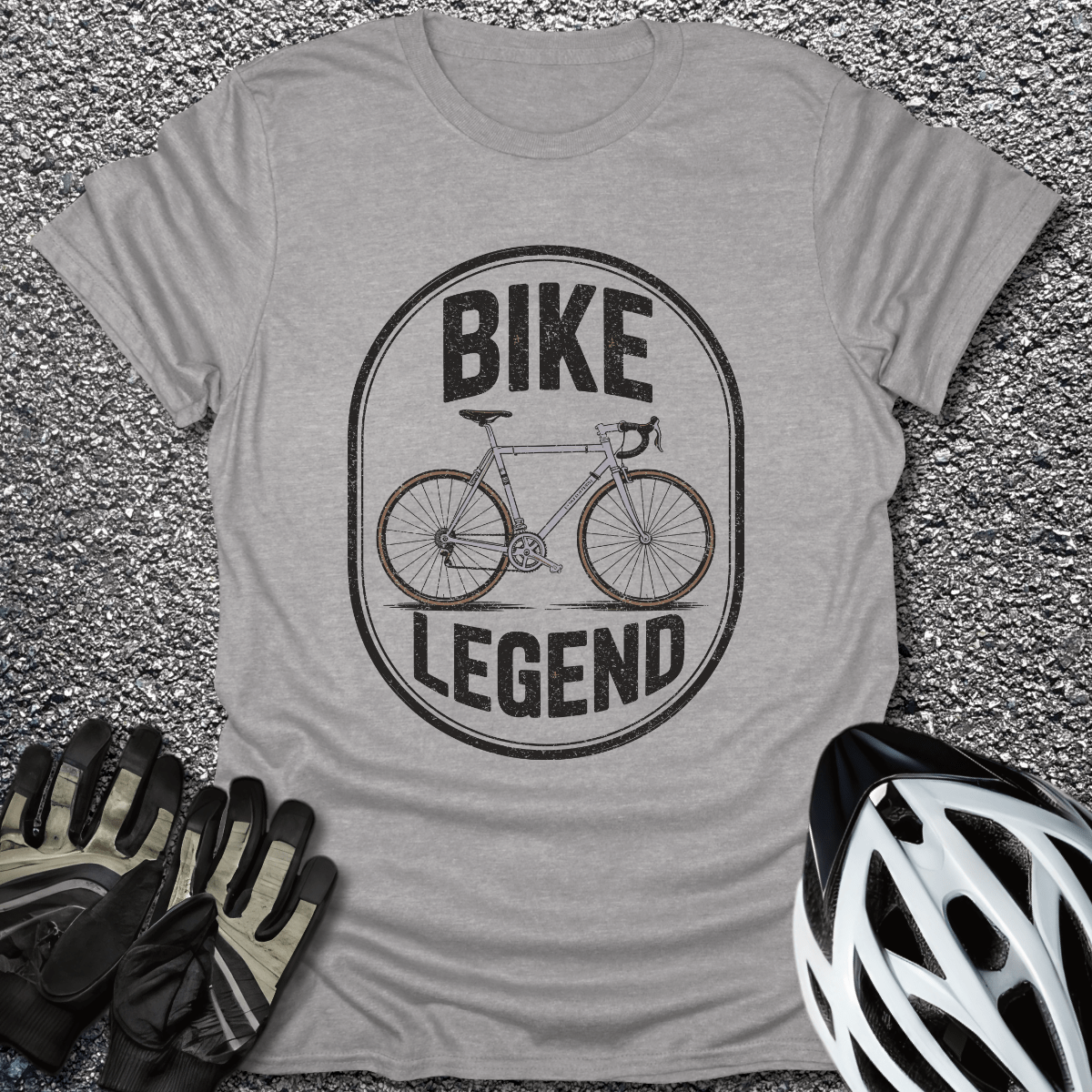 Bike Legend T-Shirt in Sport Grey / S from CycleTees