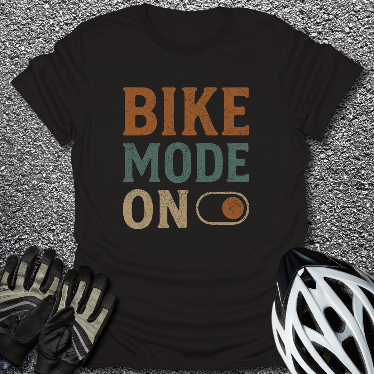 Bike Mode T-Shirt in Black / S from CycleTees