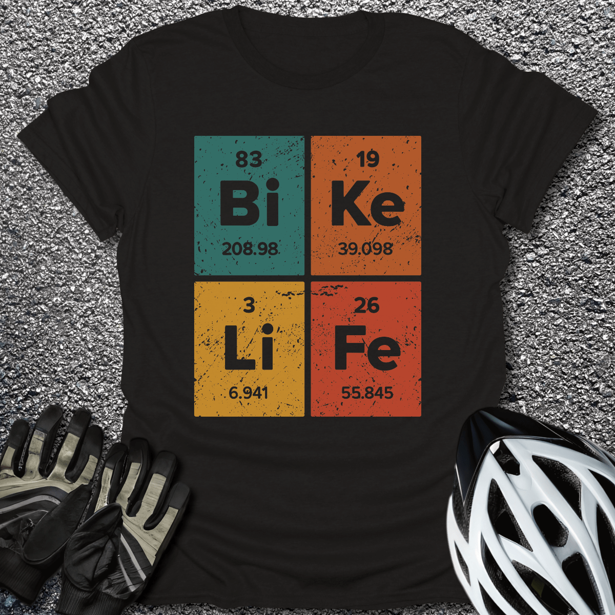 Bike Periodically T-Shirt in Black / S from CycleTees