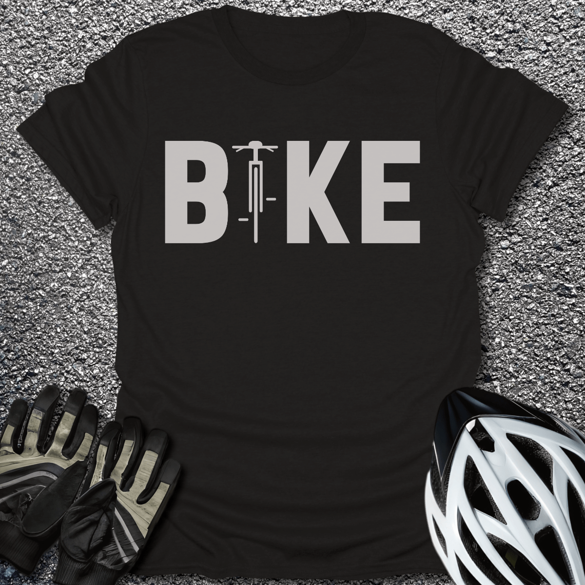 Bike T-Shirt in Black / S from CycleTees