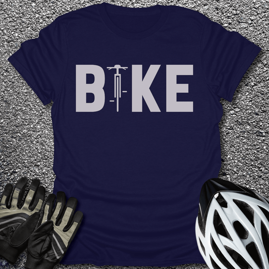 Bike T-Shirt in Navy / S from CycleTees