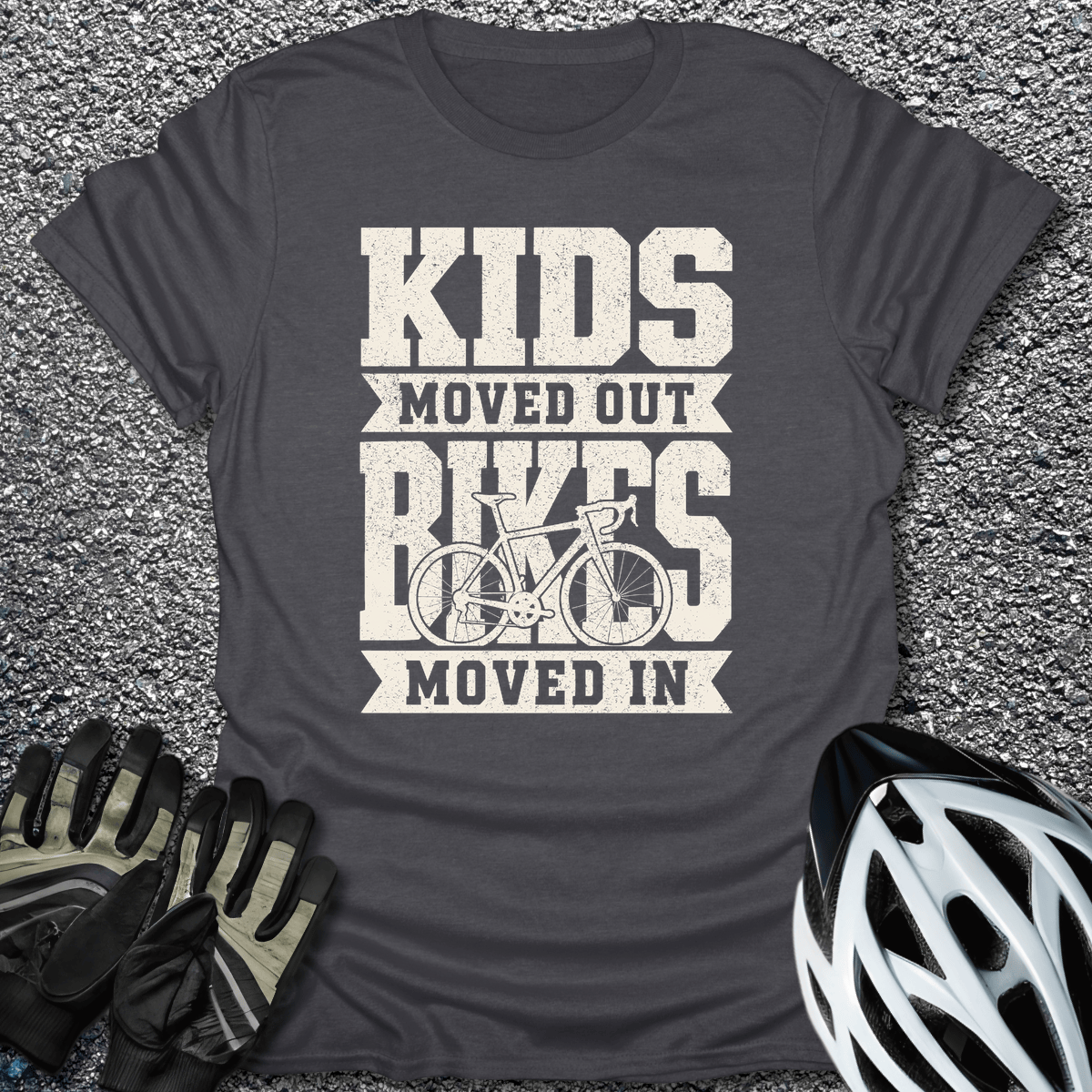 Bikes Moved In T-Shirt in from CycleTees