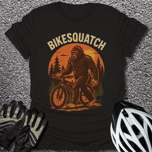 Bikesquatch T-Shirt in Black / S from CycleTees