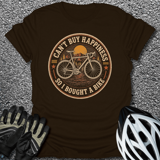 Bought A Bike T-Shirt in Dark Chocolate / S from CycleTees