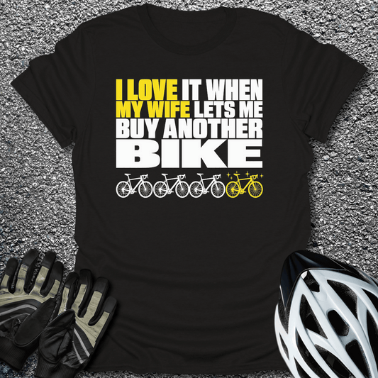 Buy Another Bike T-Shirt in Black / S from CycleTees