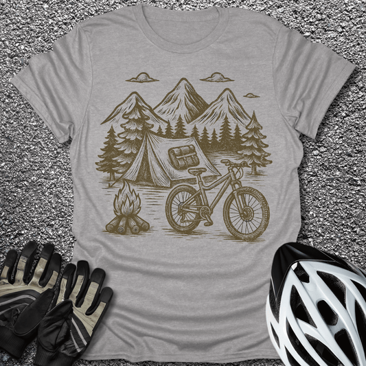 Campfire Cadence T-Shirt in Sport Grey / S from CycleTees
