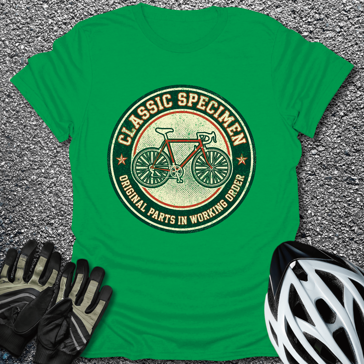 Classic Specimen T-Shirt in Irish Green / S from CycleTees