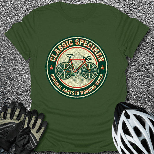 Classic Specimen T-Shirt in Military Green / S from CycleTees