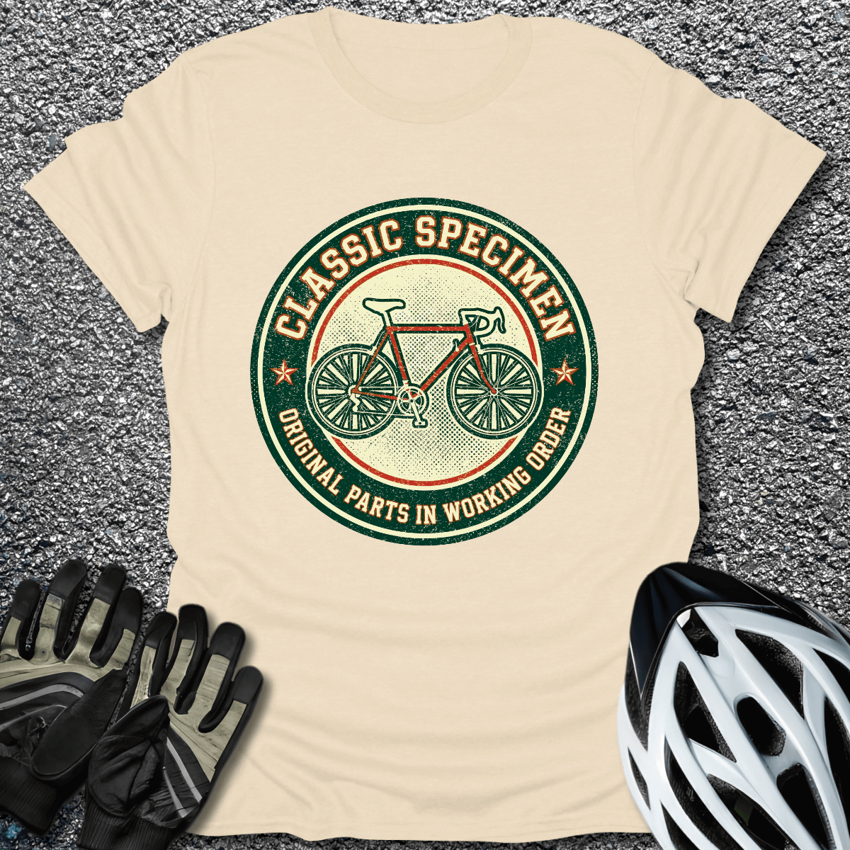 Classic Specimen T-Shirt in Natural / S from CycleTees
