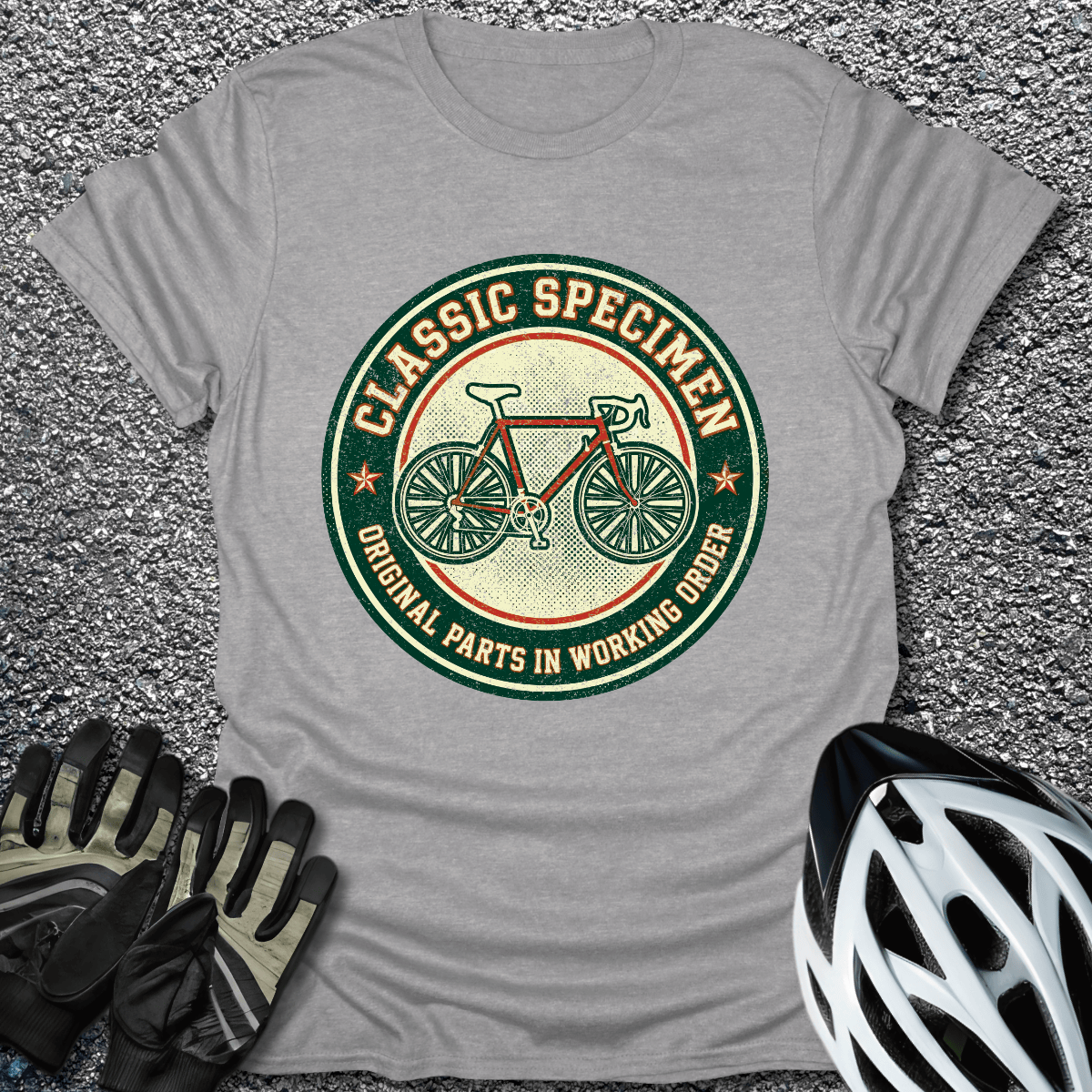 Classic Specimen T-Shirt in Sport Grey / S from CycleTees