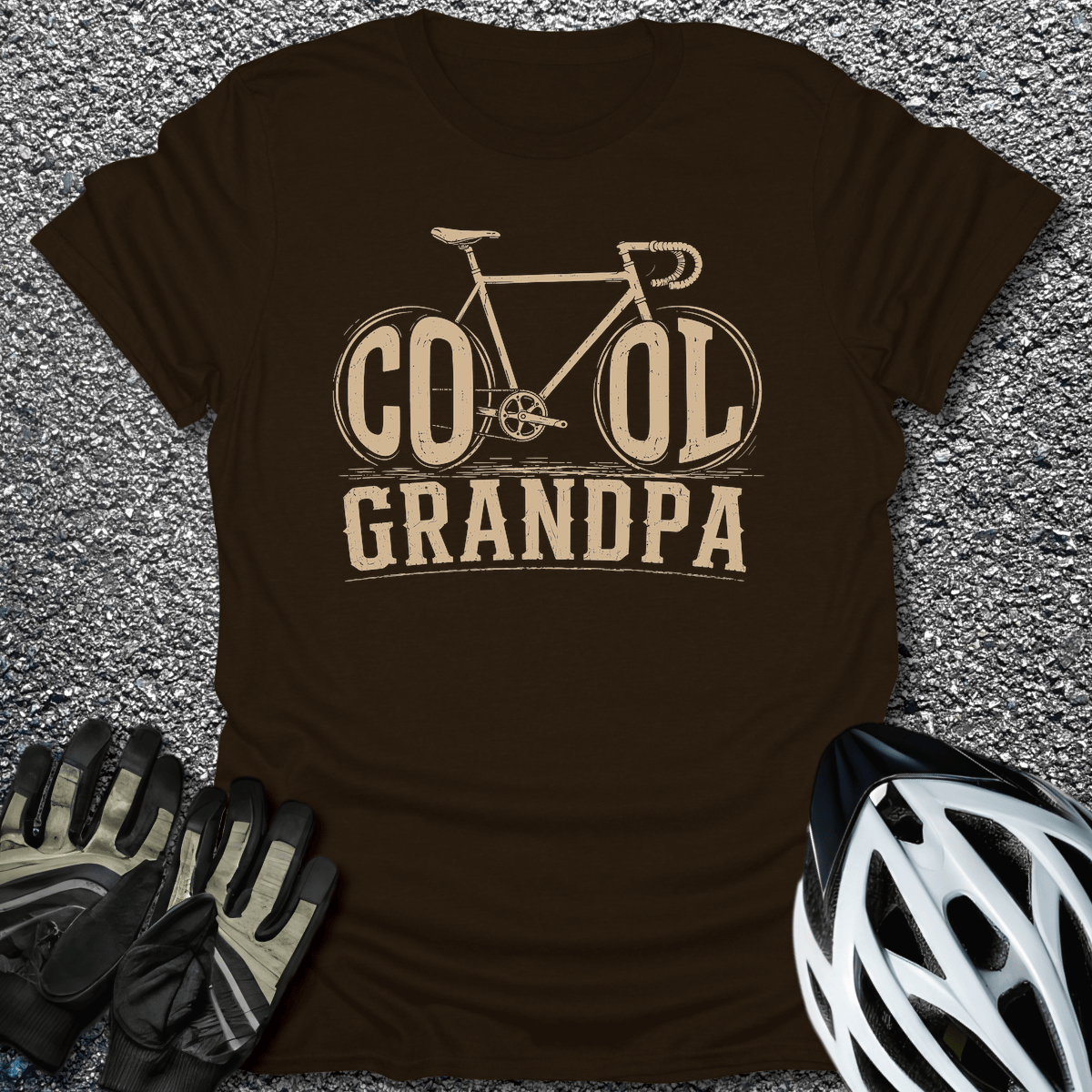Cool Grandpa T-Shirt in Dark Chocolate / S from CycleTees