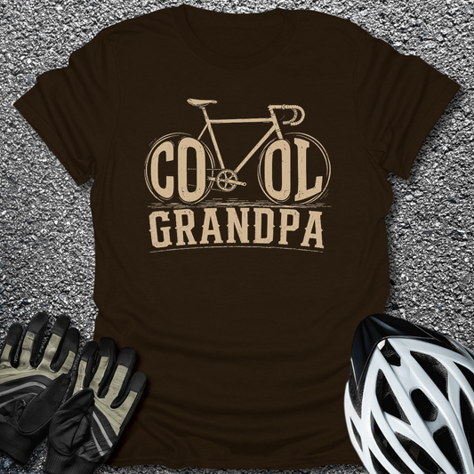 Cool Grandpa T-Shirt in Dark Chocolate / S from CycleTees