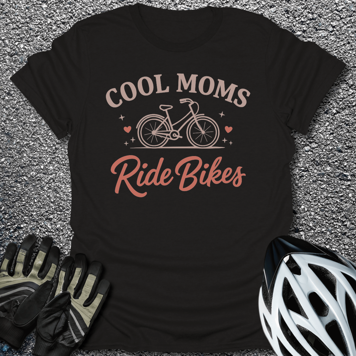 Cool Moms T-Shirt in Black / S from CycleTees