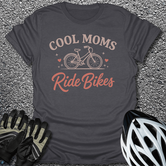 Cool Moms T-Shirt in Dark Heather / S from CycleTees