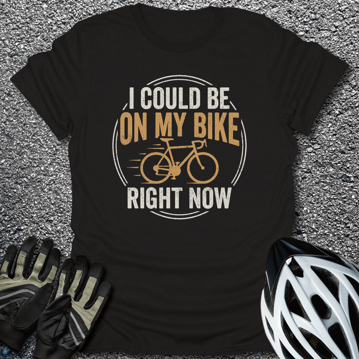 Could Be Riding T-Shirt in Black / S from CycleTees