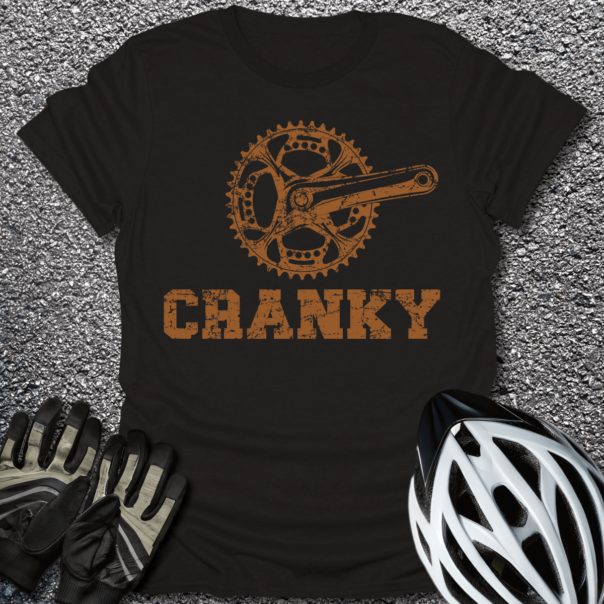 Cranky T-Shirt in Black / S from CycleTees