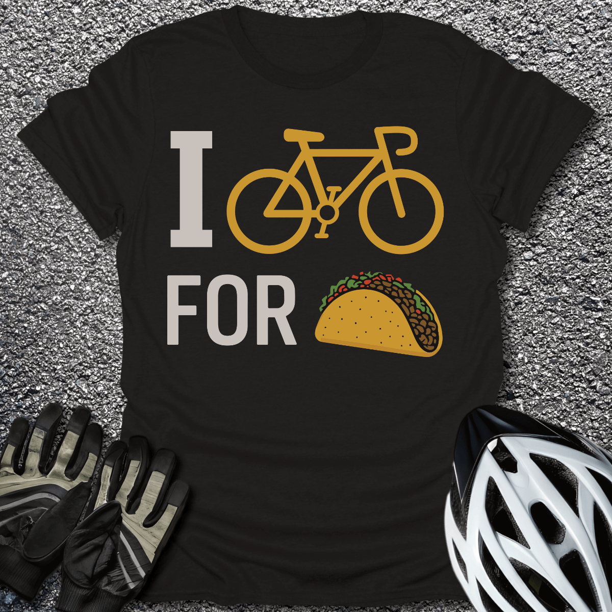 Cycle for Tacos T-Shirt in Black / S from CycleTees