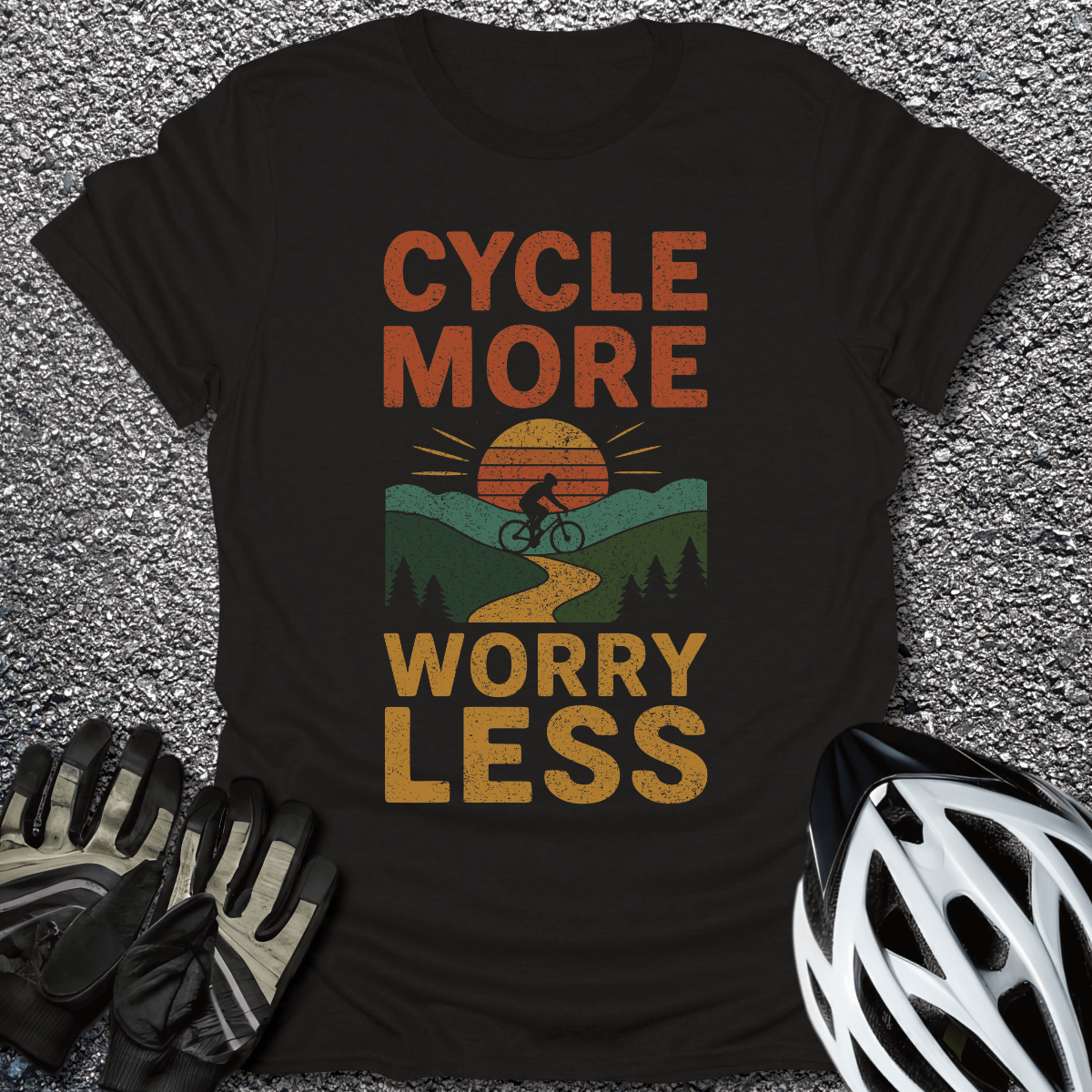 Cycle More T-Shirt in Black / S from CycleTees