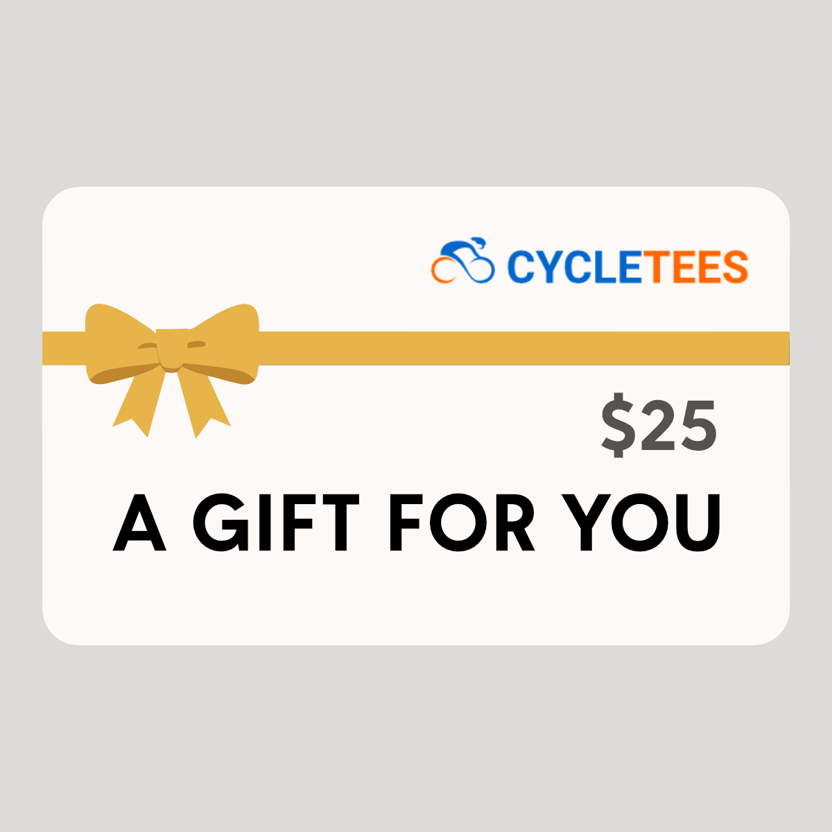 CycleTees e-Gift Card in $25 from CycleTees