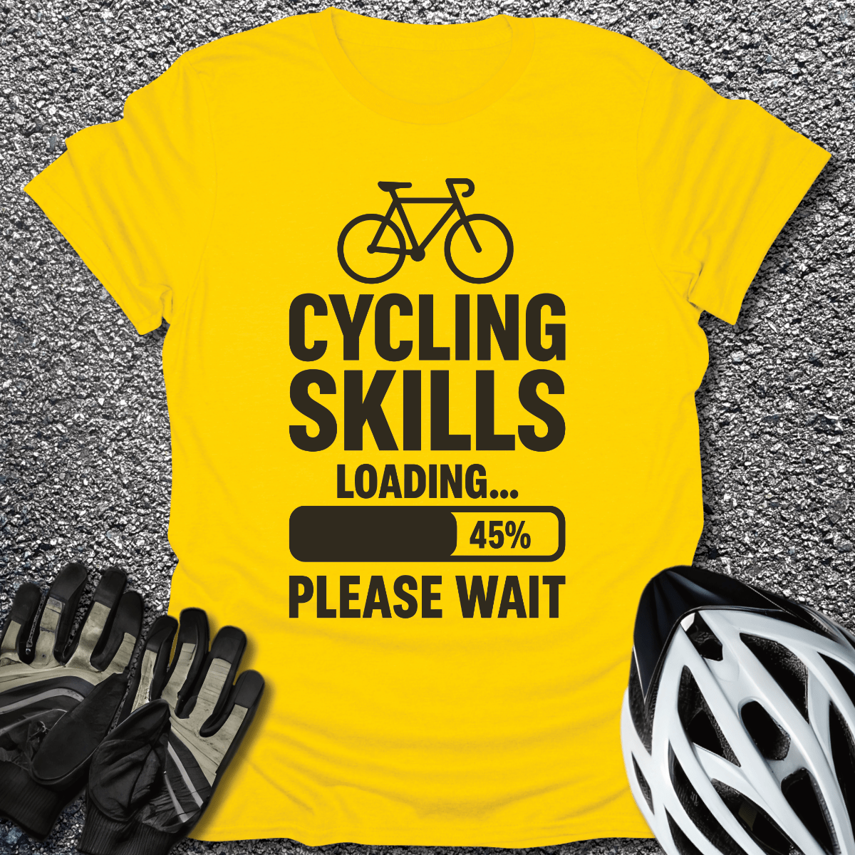 Cycling Skills T-Shirt in Daisy / S from CycleTees