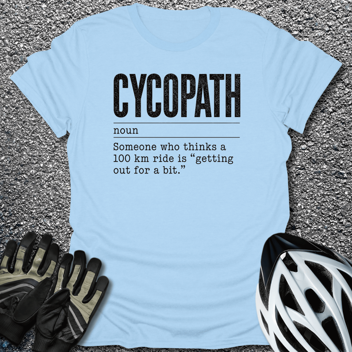 Cycopath T-Shirt in Light Blue / S from CycleTees