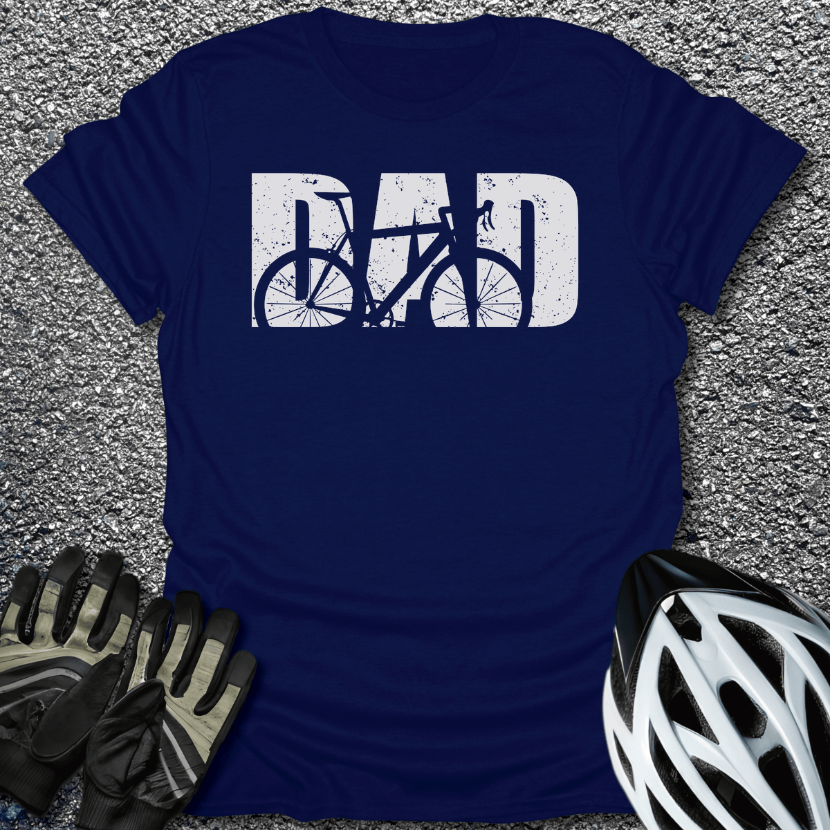 Dad T-Shirt in Navy / S from CycleTees