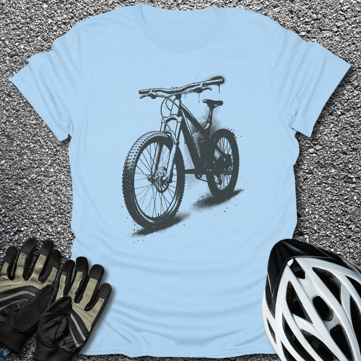 Dirt Therapy T-Shirt in Light Blue / S from CycleTees