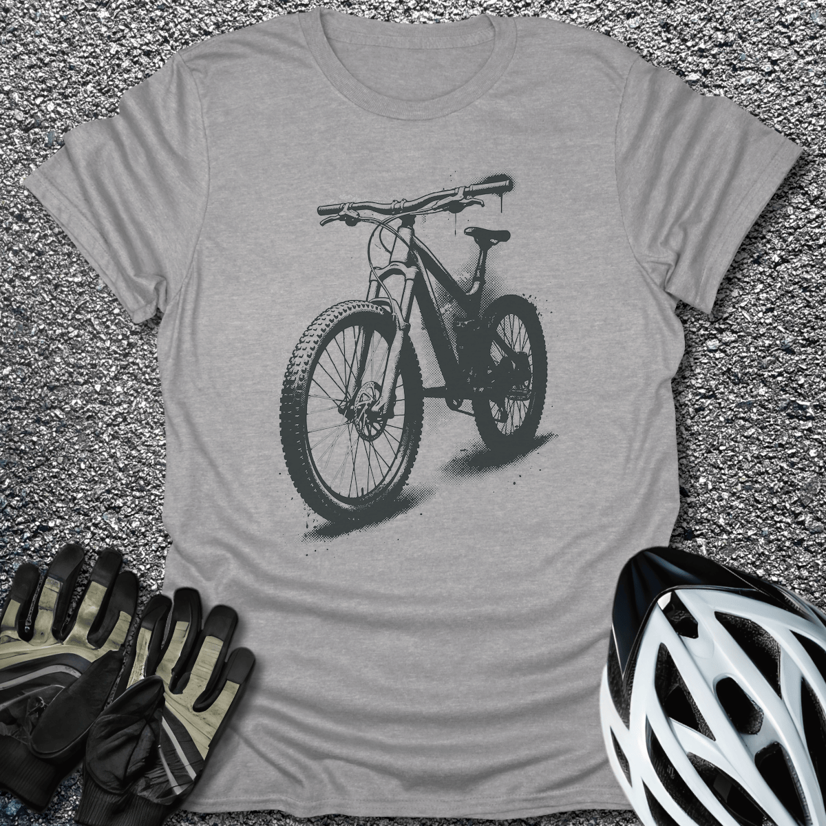 Dirt Therapy T-Shirt in Sport Grey / S from CycleTees