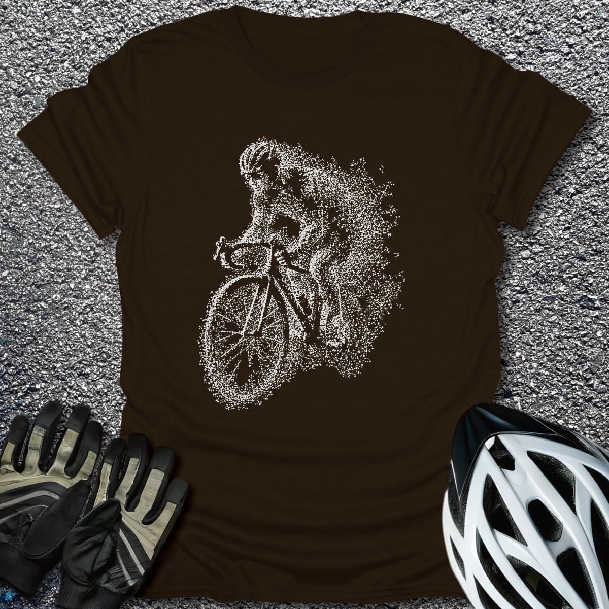 Dissolve T-Shirt in Dark Chocolate / S from CycleTees