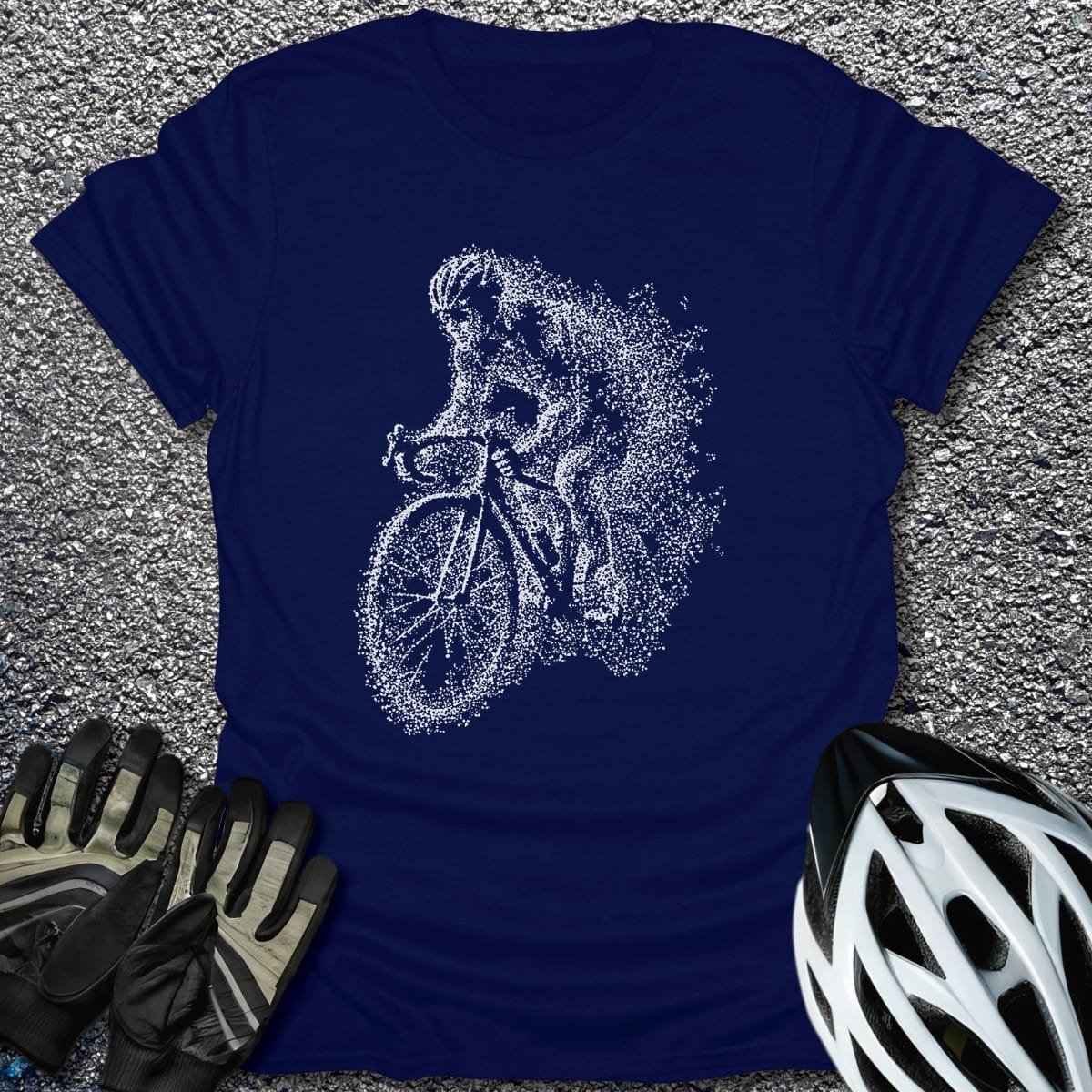 Dissolve T-Shirt in Navy / S from CycleTees