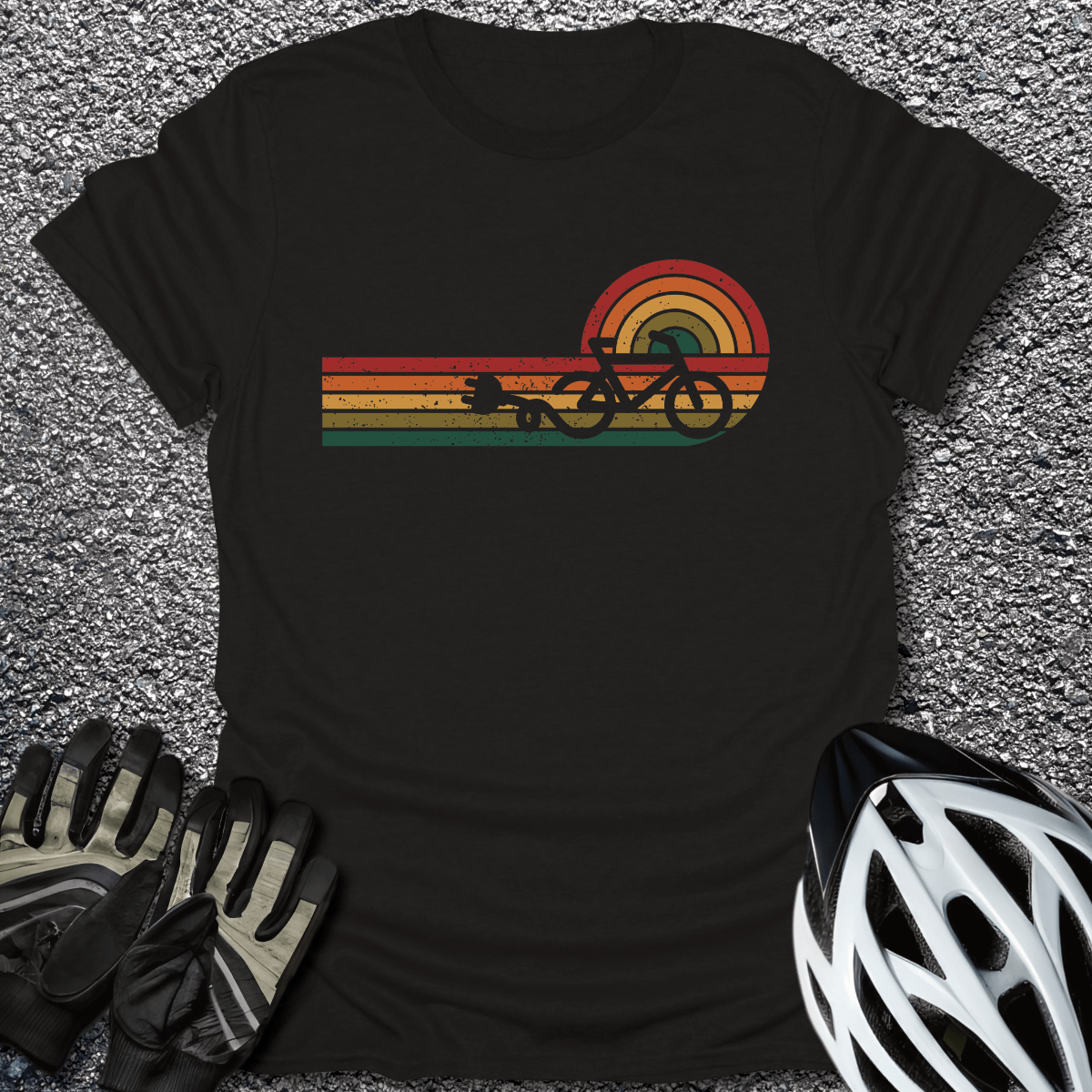 E-Bike Vibes T-Shirt in Black / S from CycleTees