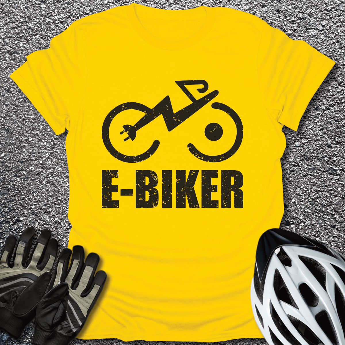 E-Biker T-Shirt in Daisy / S from CycleTees
