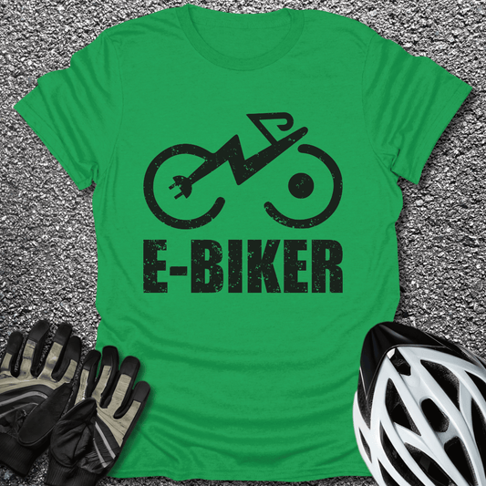 E-Biker T-Shirt in Irish Green / S from CycleTees