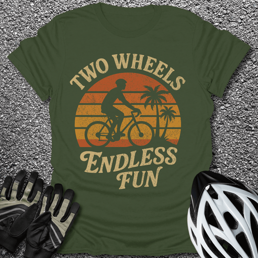 Endless Fun T-Shirt in Military Green / S from CycleTees