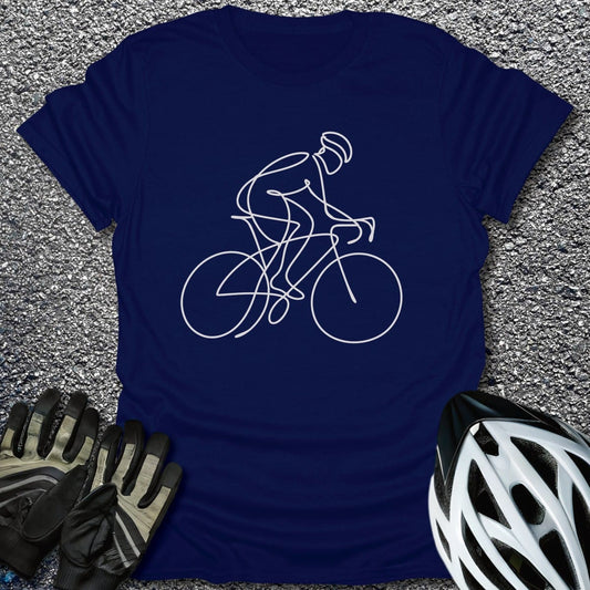 Endless Ride T-Shirt in Navy / S from CycleTees